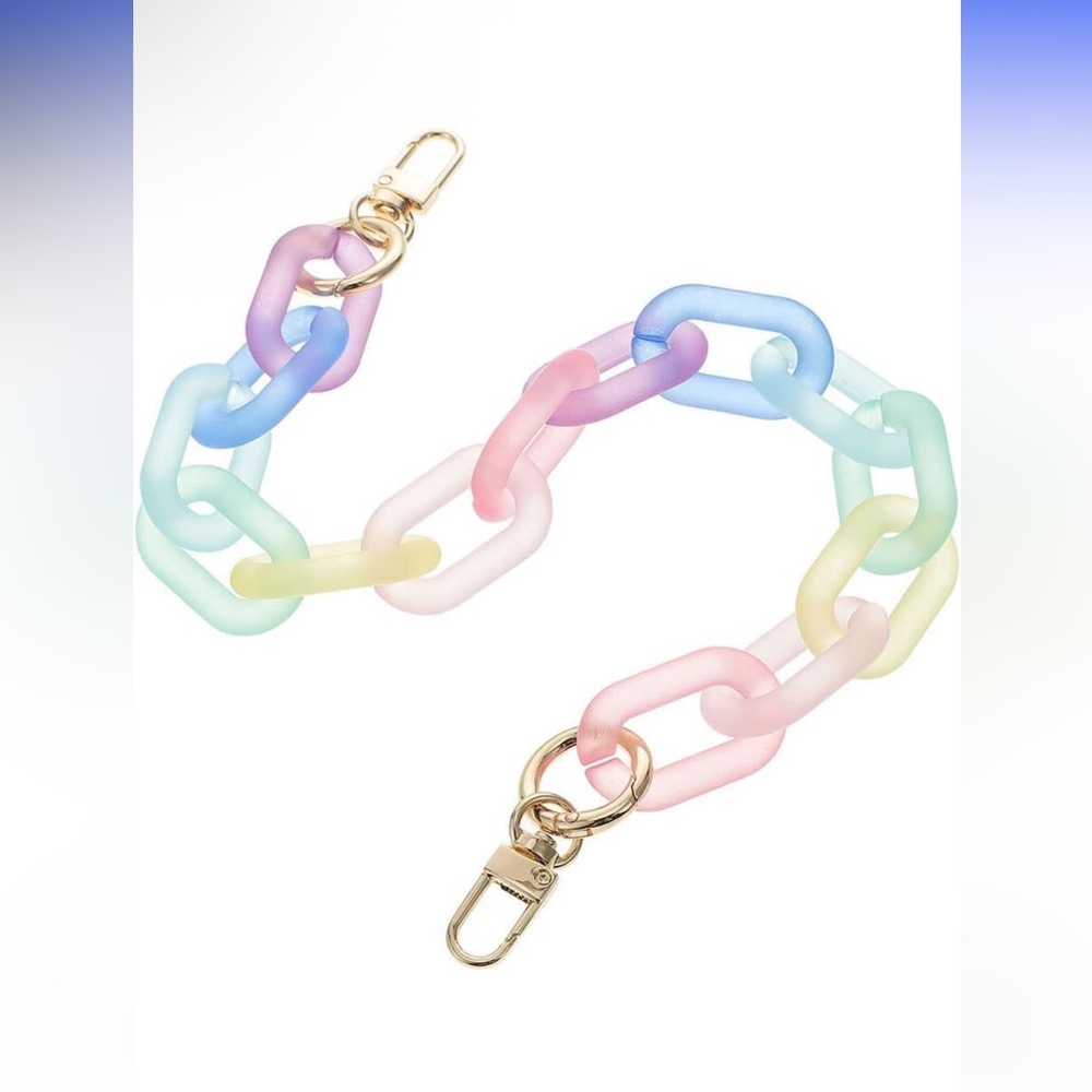Acrylic Rainbow Bag Chain